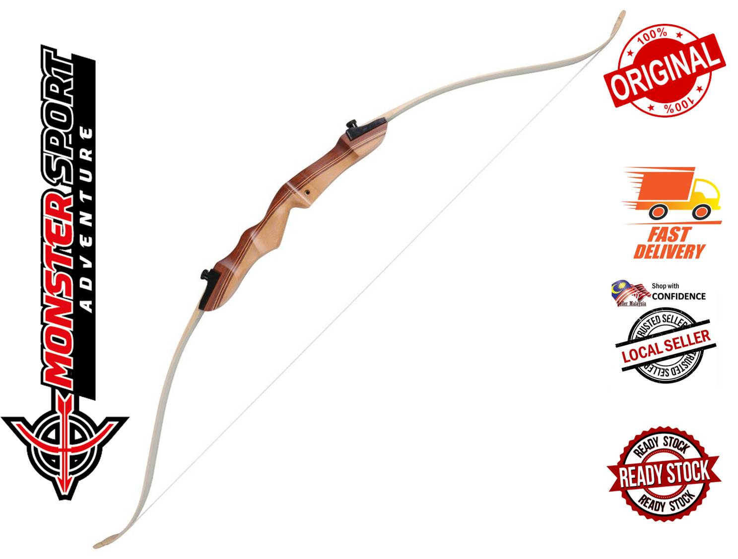 Core Archery Limbs Beginner Verve Limbs Flexible Wood Recurve Bow Black