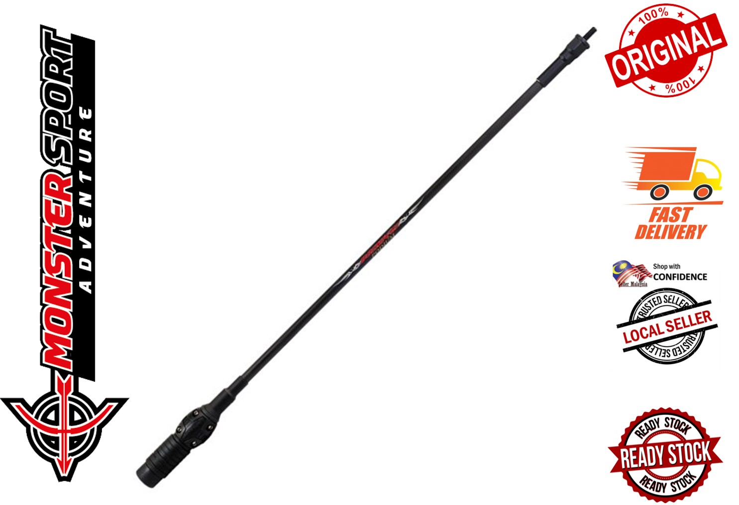 Doinker Archery Long Rod Target Stabilizers Mono Carbon Podium HiMod